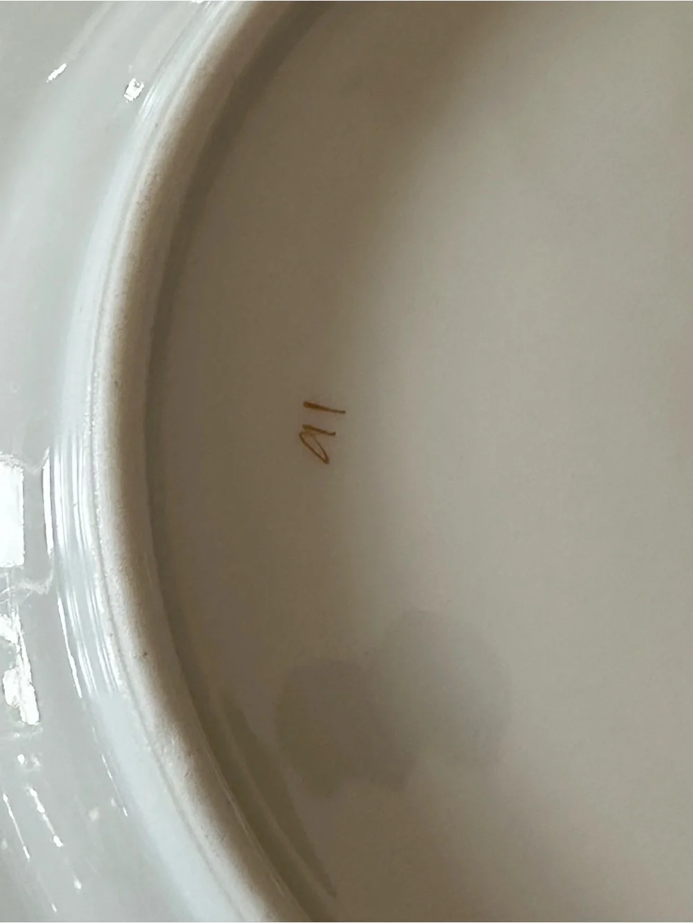 Antique Austria Floral Plate “Bridal Rose” pattern